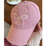 ピンク | リボン刺繍キャップ | ALTROSE