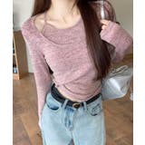 リボン レイヤード風 ロングTシャツ | ALTROSE | 詳細画像9