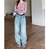 リボン レイヤード風 ロングTシャツ | ALTROSE | 詳細画像10