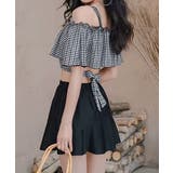 フリル チェック セパレート オフショル スカート 水着 | ALTROSE | 詳細画像6