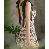 ショルダーリボン ワンピース 花柄 無地 水着 | ALTROSE | 詳細画像9