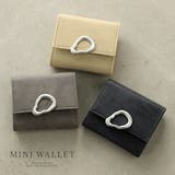 ALTROSE（アルトローズ） | 財布 レディース 三つ折り財布 ミニ コンパクト ボックスコイン 小銭入れ 合皮 フェイクレザー モチーフ 金具 ヴィンテージ アースラ