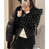 ブラック | カーディガン ドット 韓国 ニット  | ALTROSE