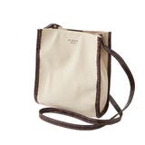 キャンバス×クロコブラウン | ショルダーバッグ レディース 斜めがけ | ALTROSE