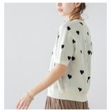 ハート柄トップス ニット プルオーバー | AMELY | 詳細画像6