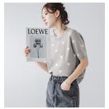 ハート柄トップス ニット プルオーバー | AMELY | 詳細画像10