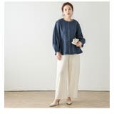 デニムペプラム プルオーバー トップス | AMELY | 詳細画像7