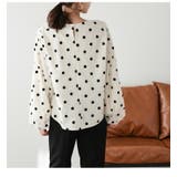 チュールトップス ドット パフスリーブ | AMELY | 詳細画像9