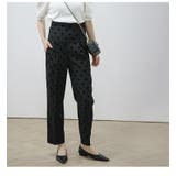 ハイウエストパンツ センタープレス フロッキードット | AMELY | 詳細画像8 