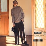 スラックス ワイドパンツ ハイウエスト | AMELY | 詳細画像1