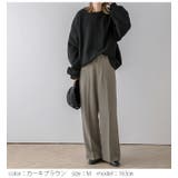 スラックス ワイドパンツ ハイウエスト | AMELY | 詳細画像8