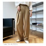 タックワイドパンツ ボトムス 美シルエット | AMELY | 詳細画像7