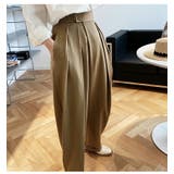 タックワイドパンツ ボトムス 美シルエット | AMELY | 詳細画像8