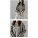 ニット ケーブル 透かし編み | AMELY | 詳細画像13