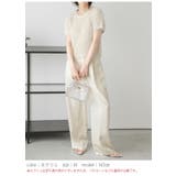 スラックス タックワイドパンツ サテン | AMELY | 詳細画像8