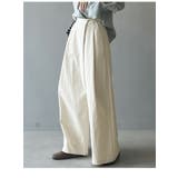 ワイドタックパンツ シフォン 楊柳 | AMELY | 詳細画像9