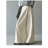 ワイドタックパンツ シフォン 楊柳 | AMELY | 詳細画像10