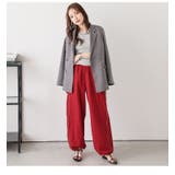 ワイドパンツ スポーティカジュアル サイドライン | AMELY | 詳細画像7 