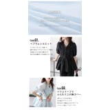 ギャザー ペプラム ブラウス | AMELY | 詳細画像4 