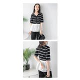 シアーフリル ドッキング サマーニット | AMELY | 詳細画像9