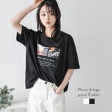 フォトプリント ロゴTシャツ オーバーシルエット | AMELY | 詳細画像1