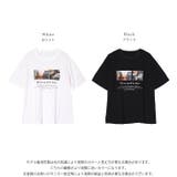 フォトプリント ロゴTシャツ オーバーシルエット | AMELY | 詳細画像3
