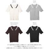 ニット 襟付き ポロ | AMELY | 詳細画像3