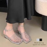 サンダル ミュール メッシュ | AMELY | 詳細画像1