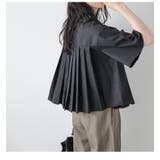 プリーツデザイン 半袖シャツ レギュラーカラー | AMELY | 詳細画像11