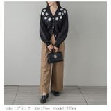 ニット カーディガン フラワー刺繍 | AMELY | 詳細画像10 