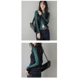 バイカラー リブニット カーディガン | AMELY | 詳細画像11