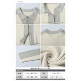 バイカラー リブニット カーディガン | AMELY | 詳細画像15