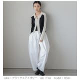 バイカラー リブニット カーディガン | AMELY | 詳細画像5