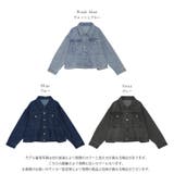 デニムジャケット ペプラム スタイルアップ | AMELY | 詳細画像3 