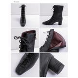 スクエアトゥ レースアップ ブーツ | AMELY | 詳細画像14