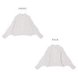 ニット ケーブルニット クロップド丈 | AMELY | 詳細画像14