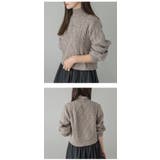 ケーブルニット クロップド丈 ハイネック | AMELY | 詳細画像6