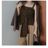 ニットキャミ レイヤード ウエストリボン | AMELY | 詳細画像7