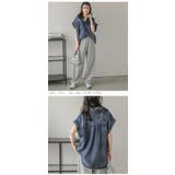 デニムシャツ 選べる袖タイプ ルーズシルエット | AMELY | 詳細画像13 