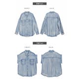 デニムシャツ 選べる袖タイプ ルーズシルエット | AMELY | 詳細画像15 