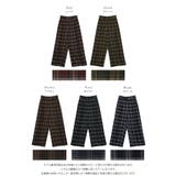 パンツ タック チェック | AMELY | 詳細画像3