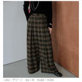 パンツ タック チェック | AMELY | 詳細画像9