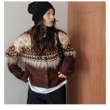 ニット カーディガン ノルディック柄 | AMELY | 詳細画像6 