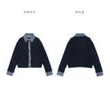 レイヤード風 デニム ニット | AMELY | 詳細画像14 