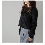 プルオーバー フラワーモチーフ フェザーニット | AMELY | 詳細画像10