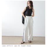 ボトムス サイドライン ワイドパンツ | AMELY | 詳細画像5