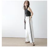 ボトムス サイドライン ワイドパンツ | AMELY | 詳細画像7