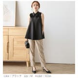 ノースリーブ Aライン フラワーモチーフ | AMELY | 詳細画像5