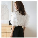 トップス ブラウス フラワーショルダー | AMELY | 詳細画像6