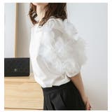 トップス ブラウス フラワーショルダー | AMELY | 詳細画像8